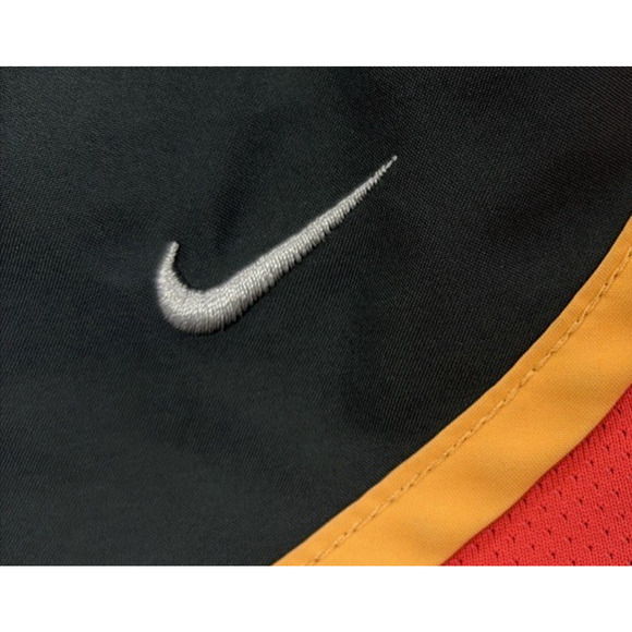 Nike Dri-Fit Tempo Running Shorts Large 12-14 Gray & Orange Trim Athletic - Picture 4 of 9